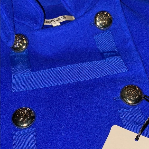 ROBERTO CAVALLI WOOL & CASHMERE COAT - Picture 5 of 13